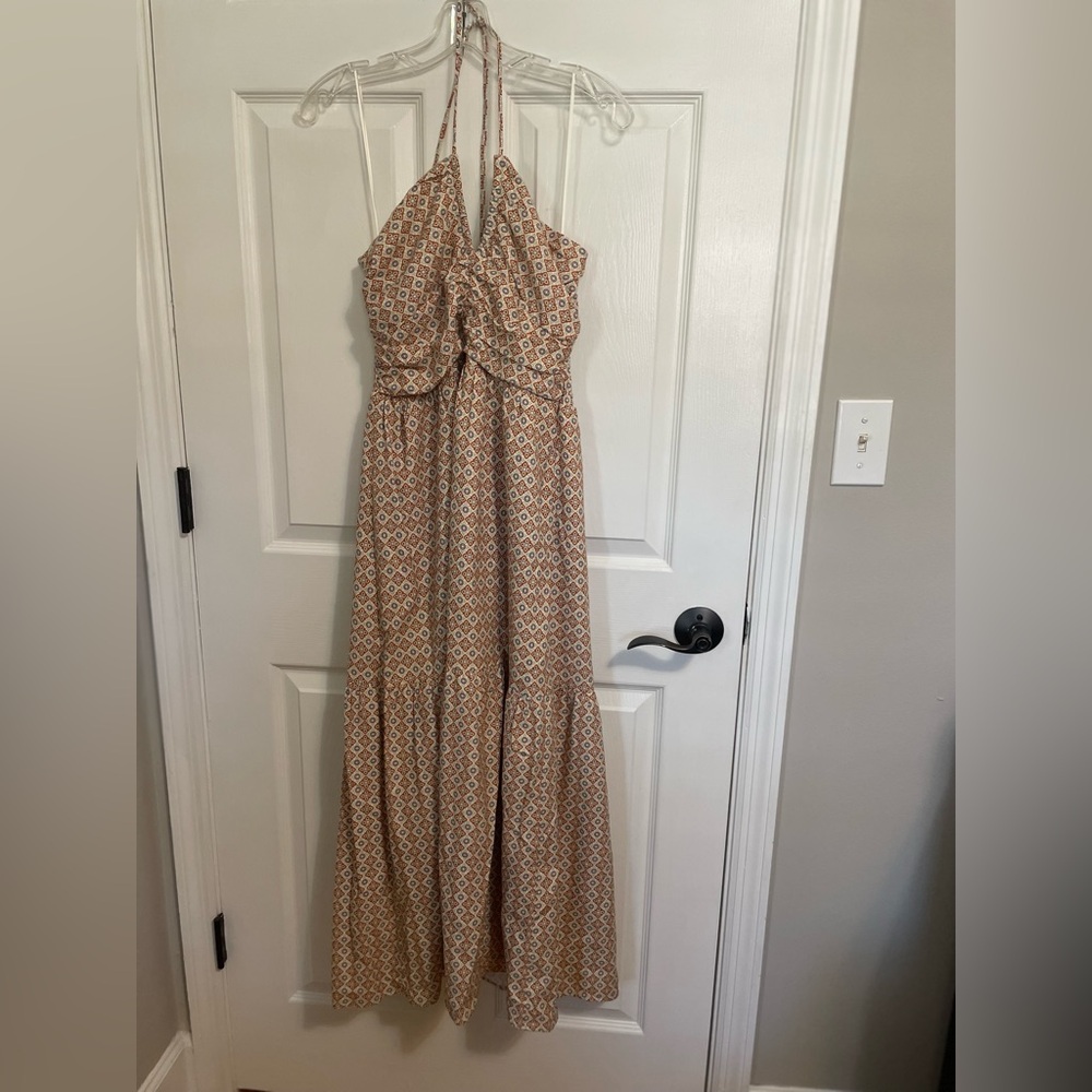 bishop + young Geometric Patterned Maxi Dress